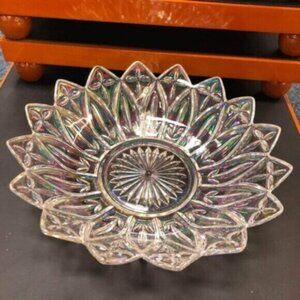 Vintage Glass Serving Set